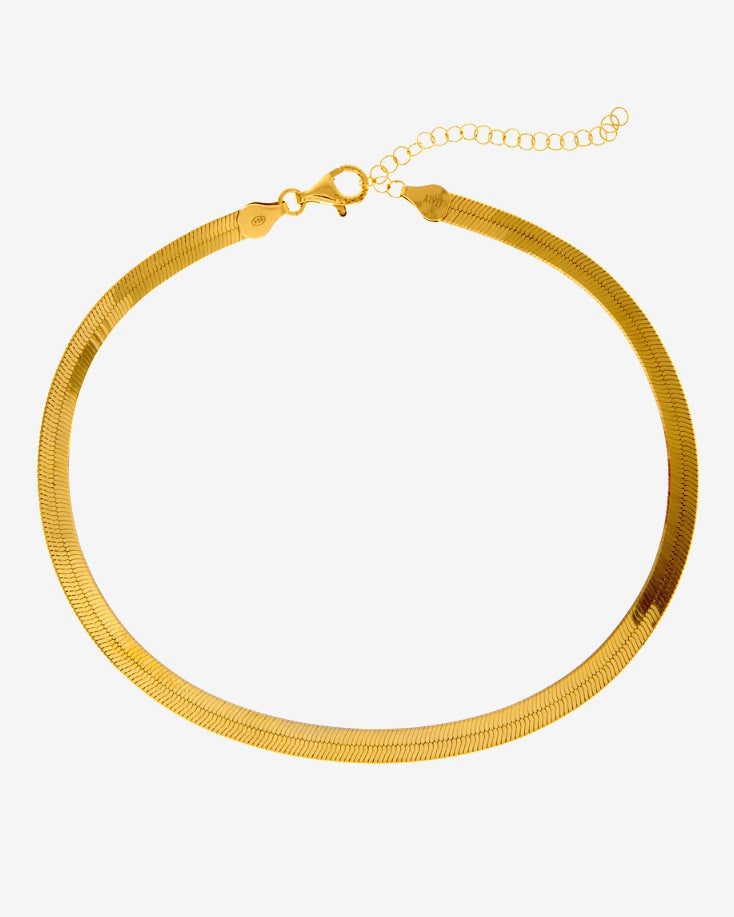  Tala Herringbone Choker Necklace قلادة تشوكر تالا متعرجة الشكل 