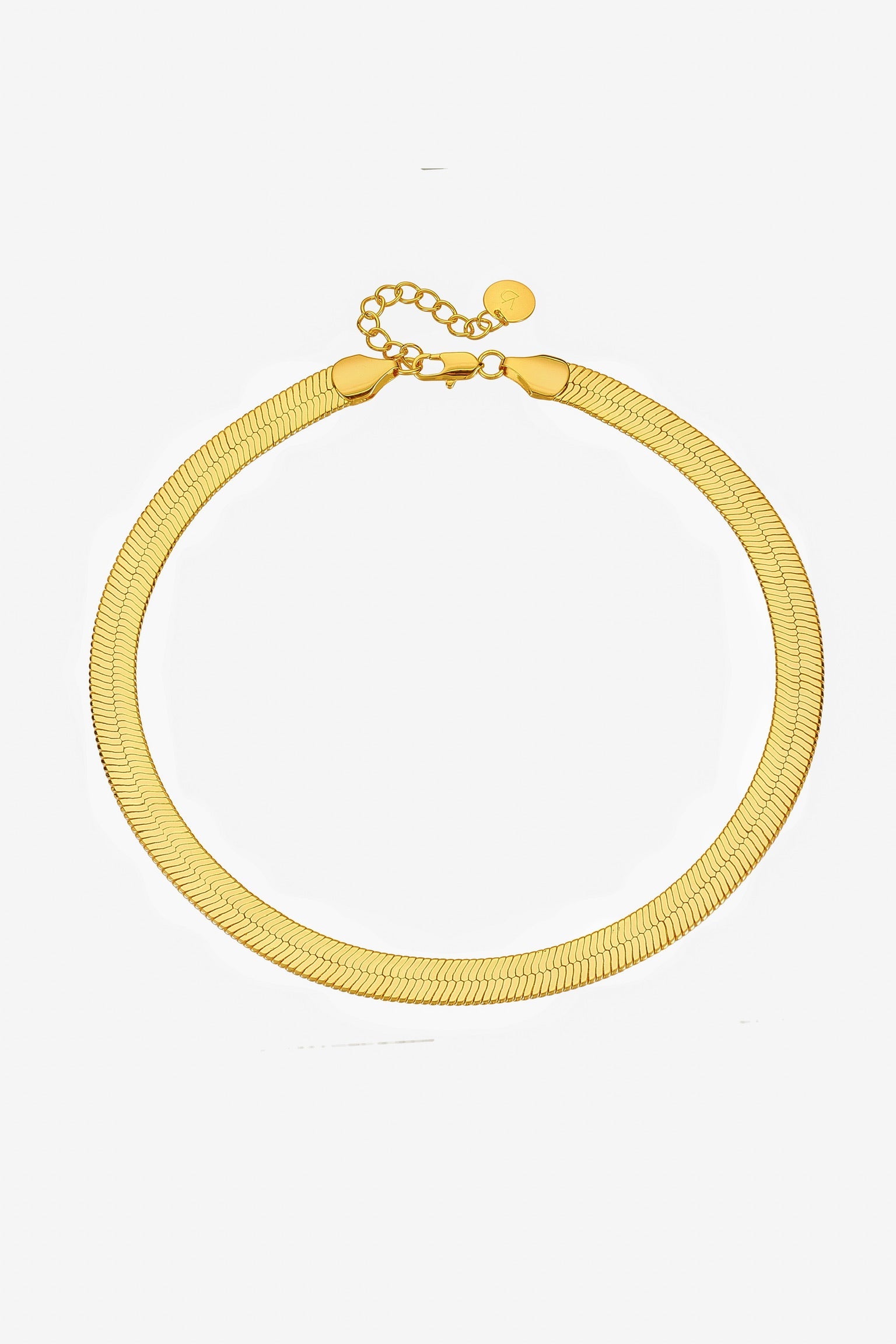  Ahood Chunky Herringbone Necklace عقد سميك بسلسلة هيرينجبون عهود .